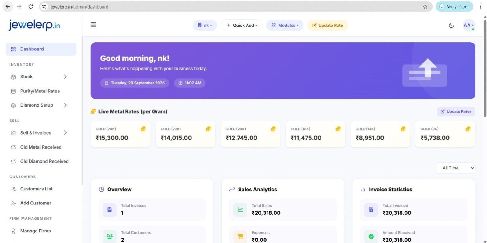 Dashboard
